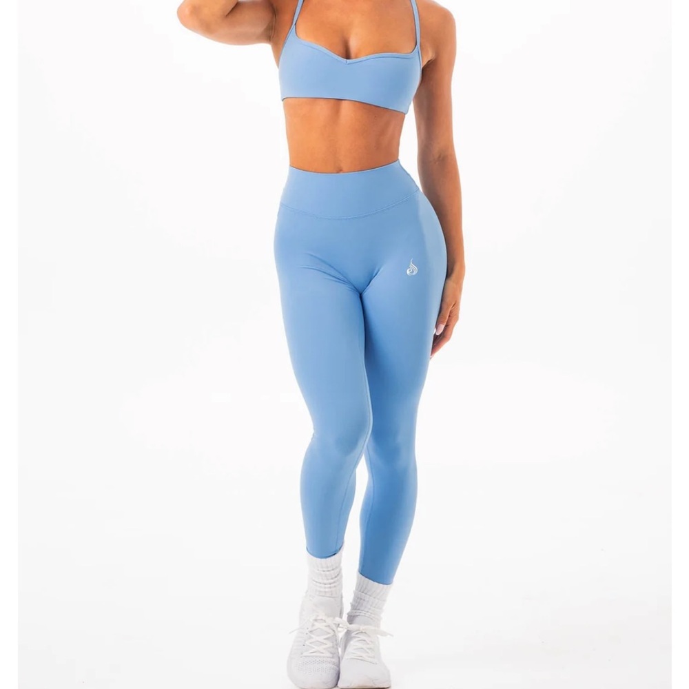 Ryderwear NKD INVISIBLE SCRUNCH LEGGINGS Size XS Blue